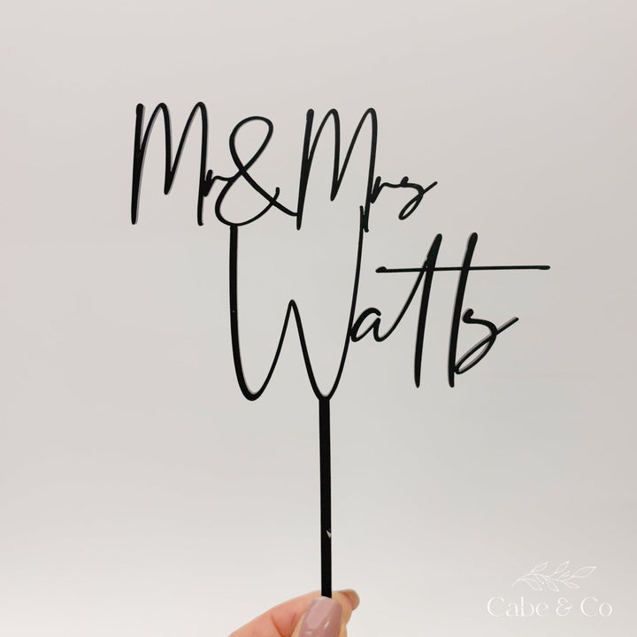 Custom Wedding Cake Topper