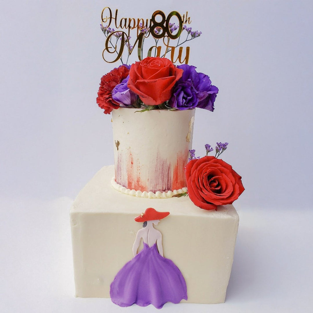 Customised Name & Age Cake Topper