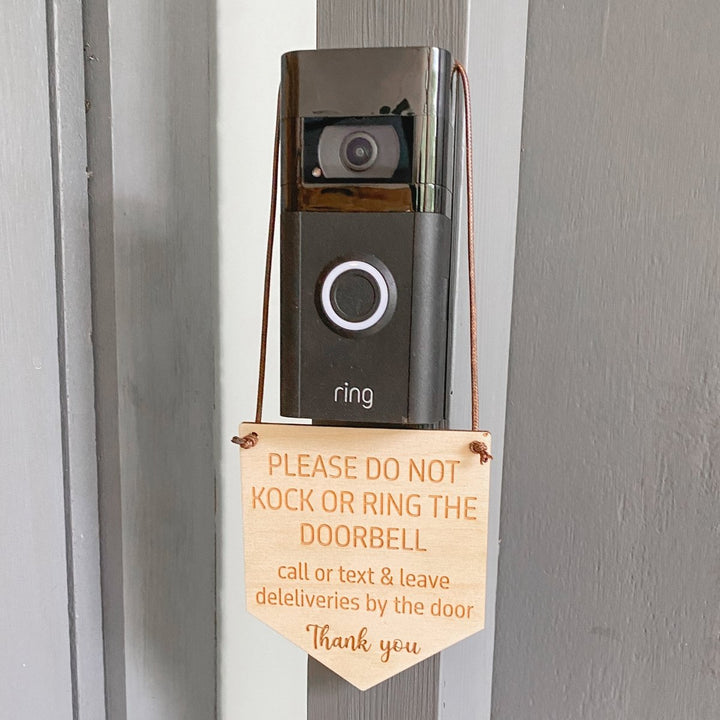 Do Not Knock / Do Not Ring Bell Door Hanger