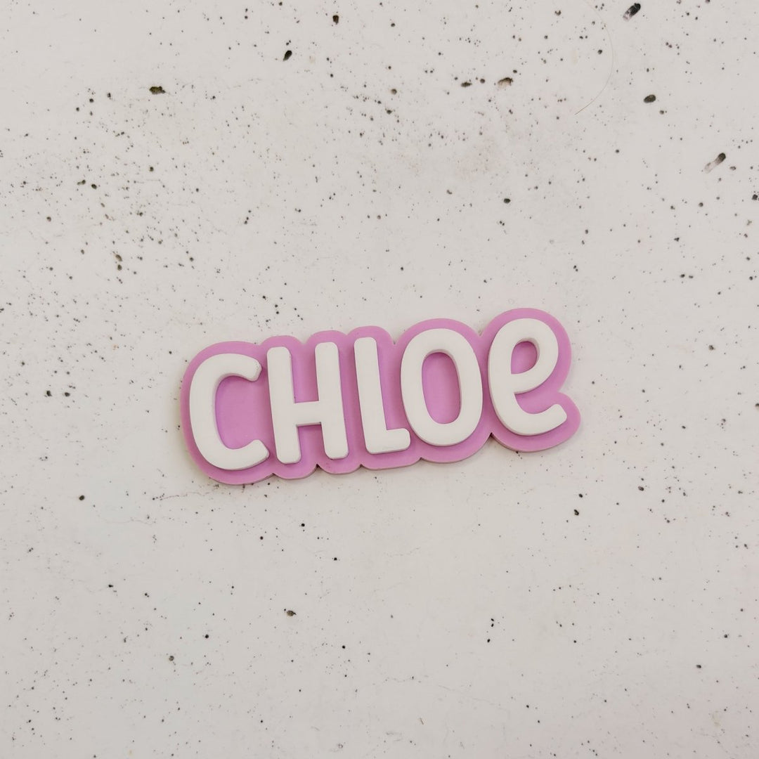 Double Layered Acrylic Personalised Bag Tags