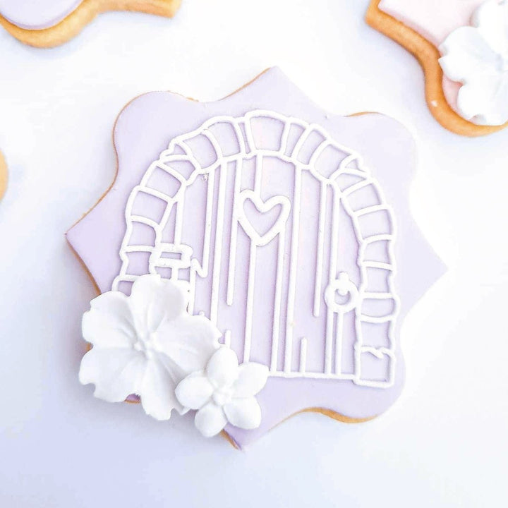 Fairy Door Acrylic Cookie Raised Stamp | Debosser