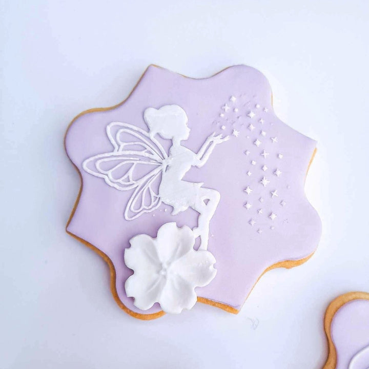 Fairy with Fairy Dust Acrylic Cookie Raised Stamp | Debosser