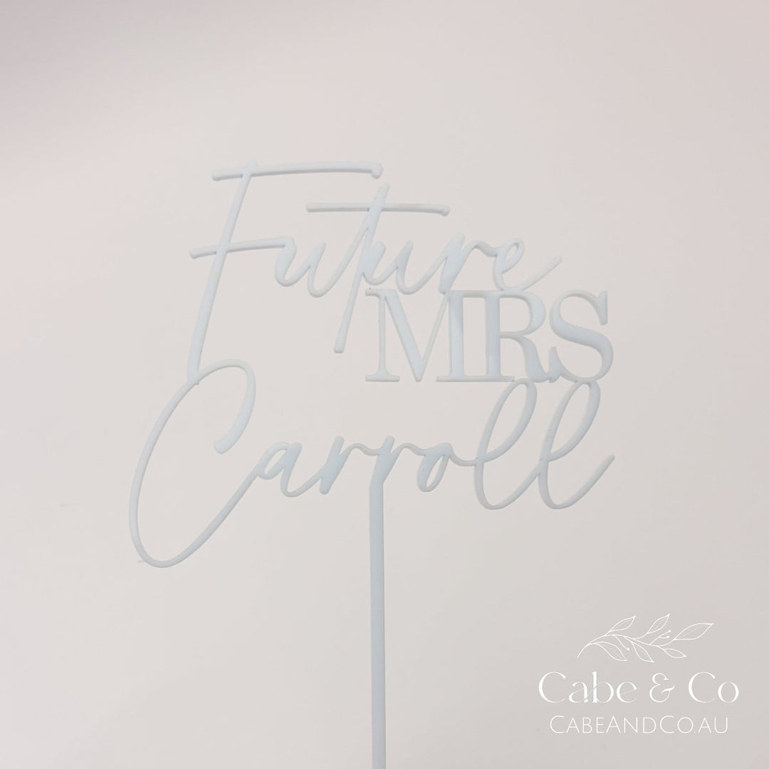 Future Mrs Cake Topper