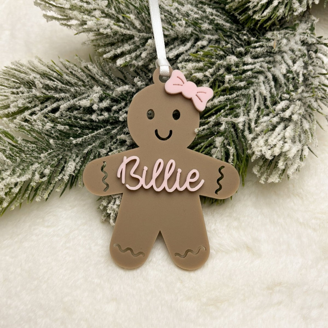 Gingerbread Man Christmas Ornament