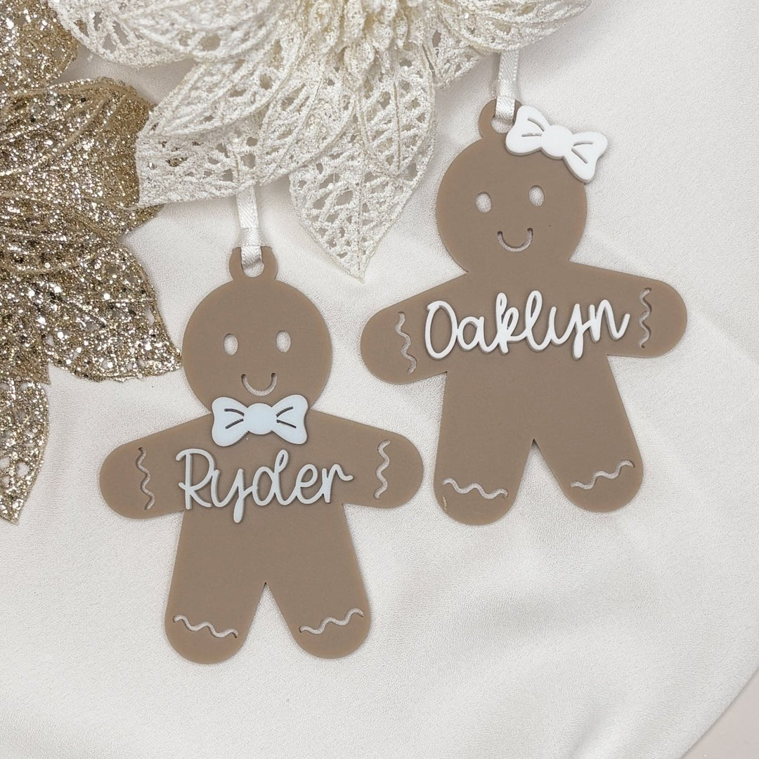 Gingerbread Man Christmas Ornament
