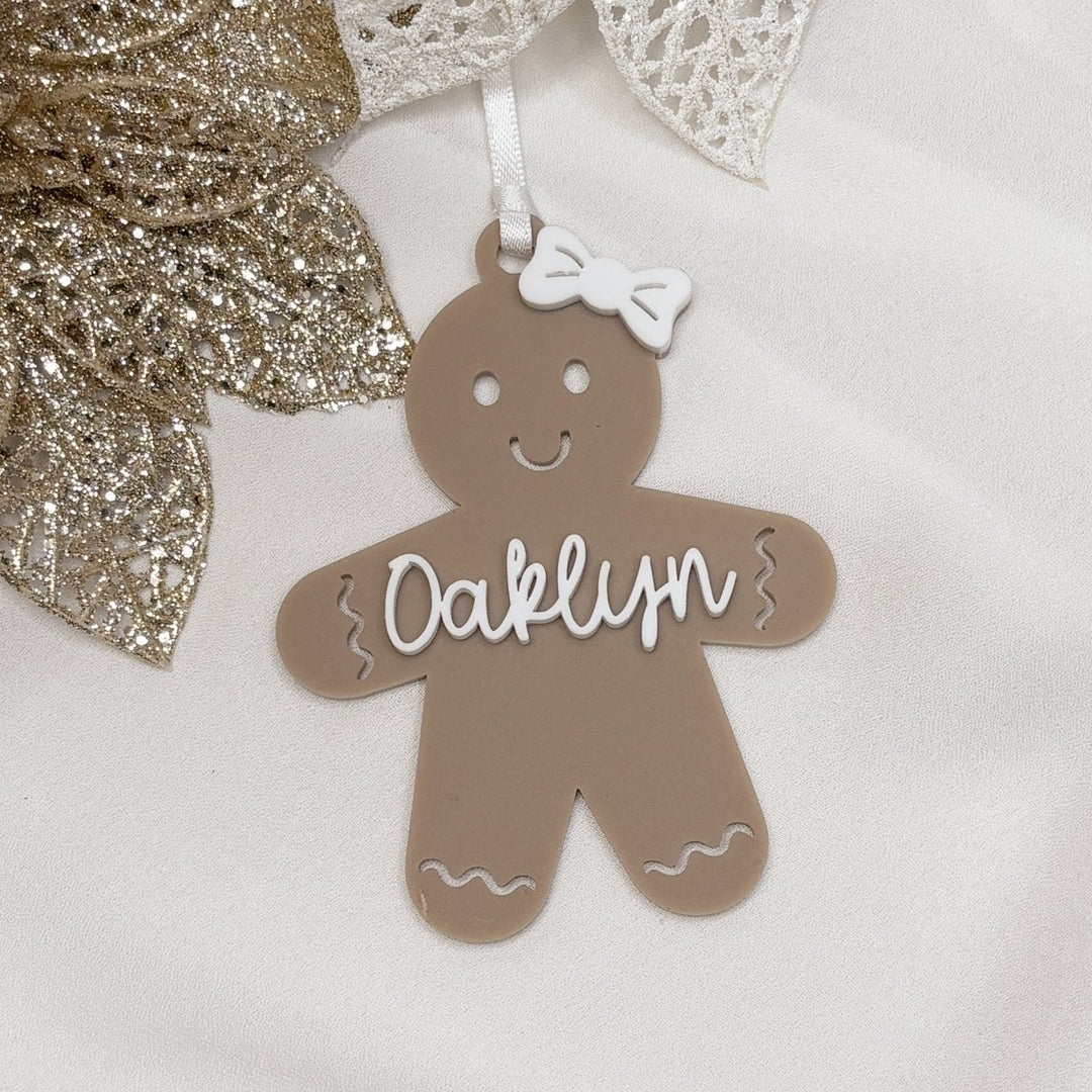 Gingerbread Man Christmas Ornament