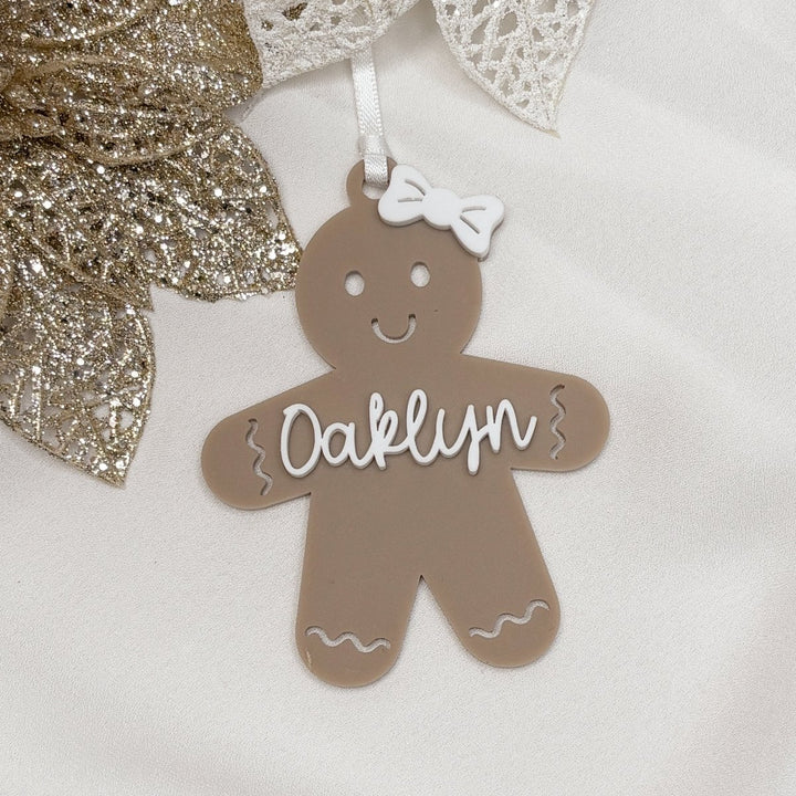 Gingerbread Man Christmas Ornament