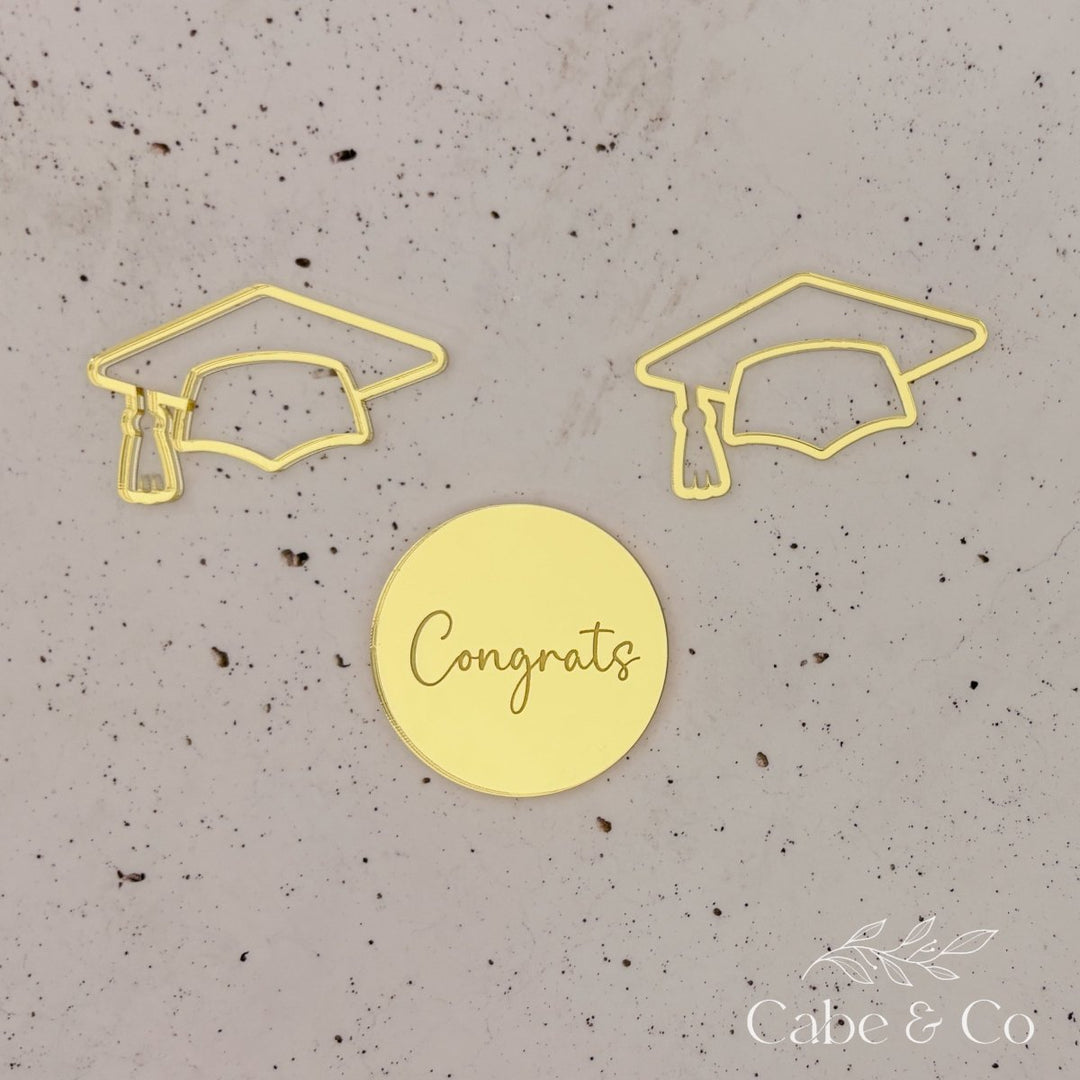 Graduation Cupcake Charms