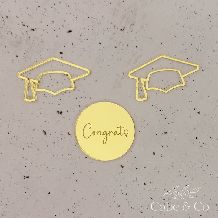 Graduation Cupcake Charms