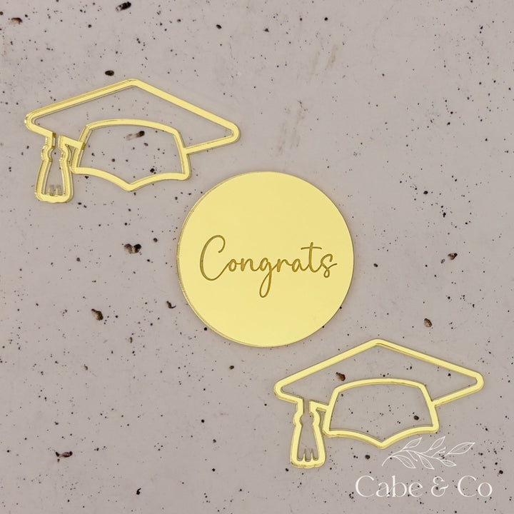 Graduation Cupcake Charms