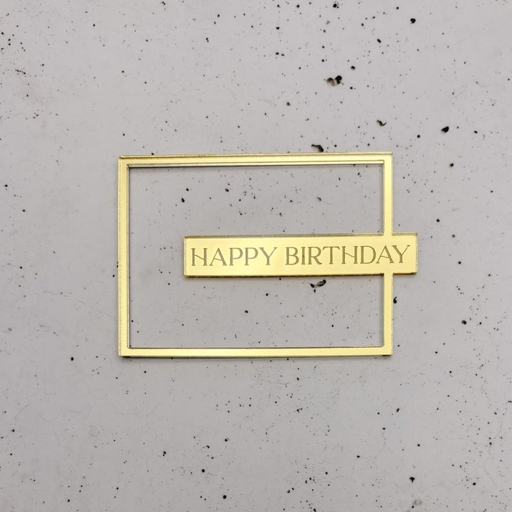 Happy Birthday Cake Charm