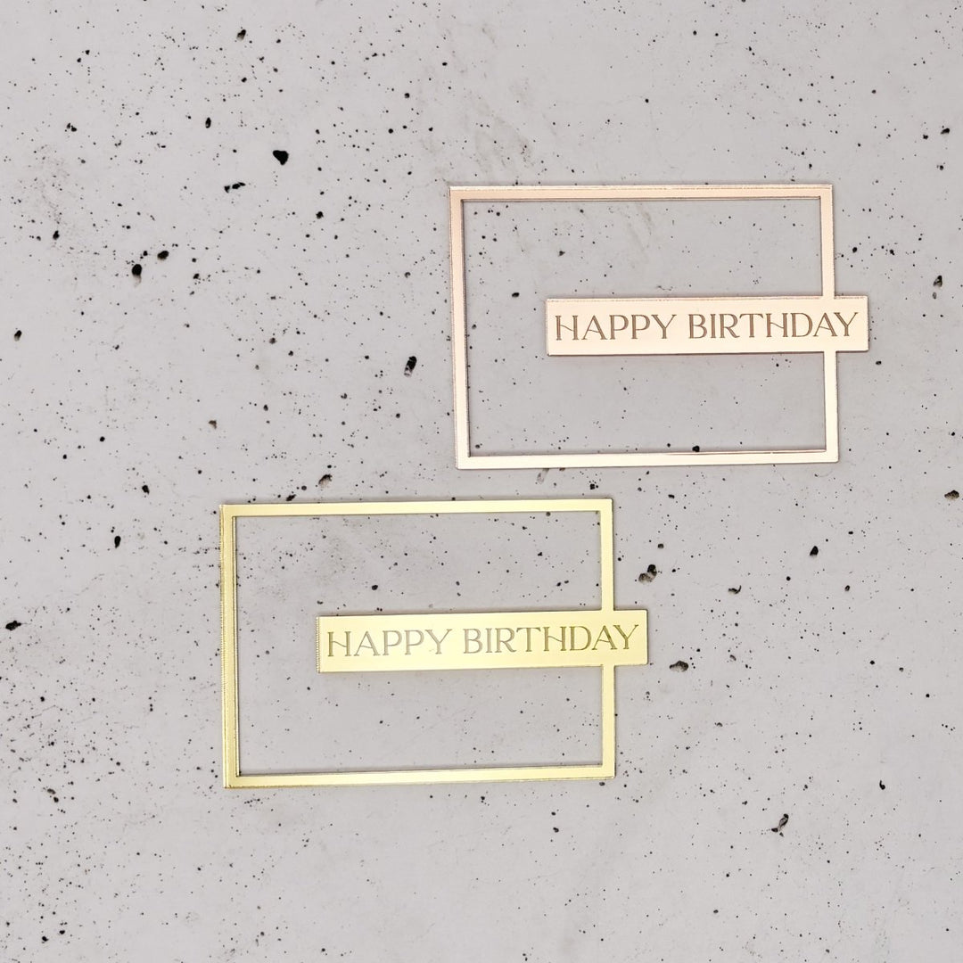 Happy Birthday Cake Charm