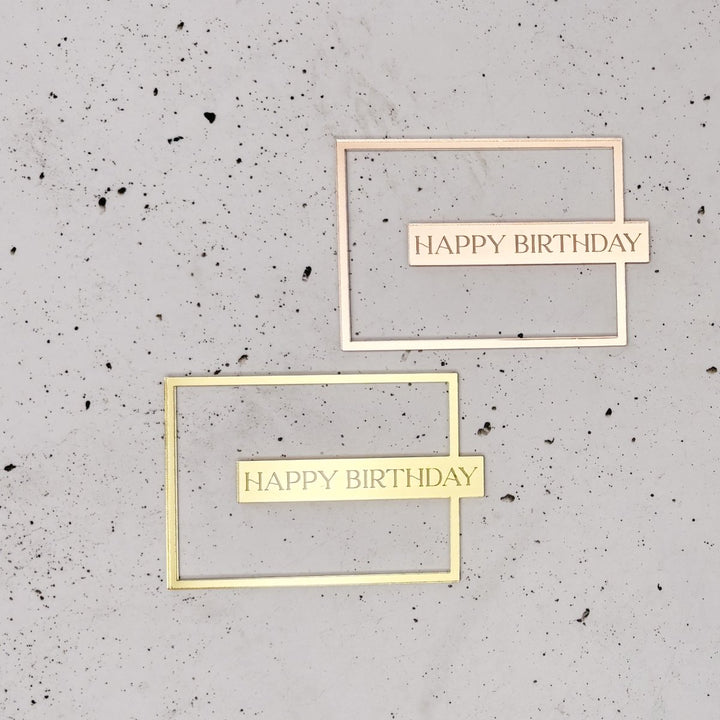 Happy Birthday Cake Charm
