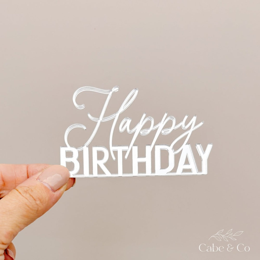 Happy Birthday Cake Charm
