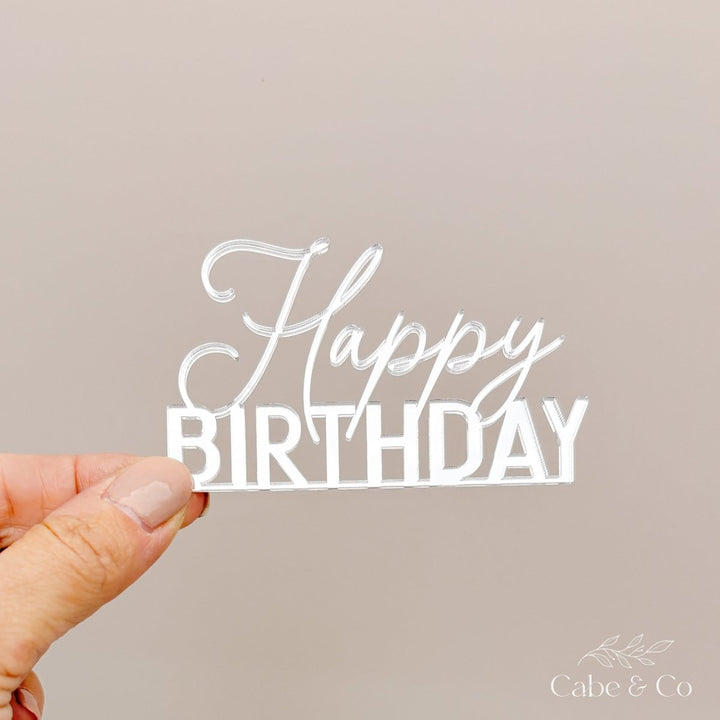 Happy Birthday Cake Charm