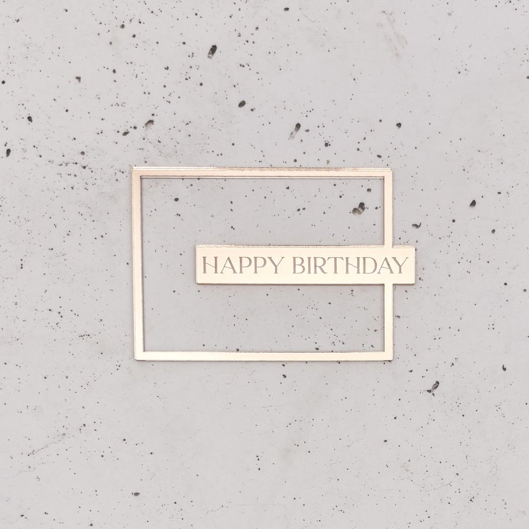 Happy Birthday Cake Charm