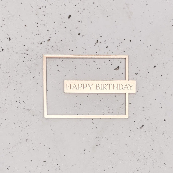 Happy Birthday Cake Charm