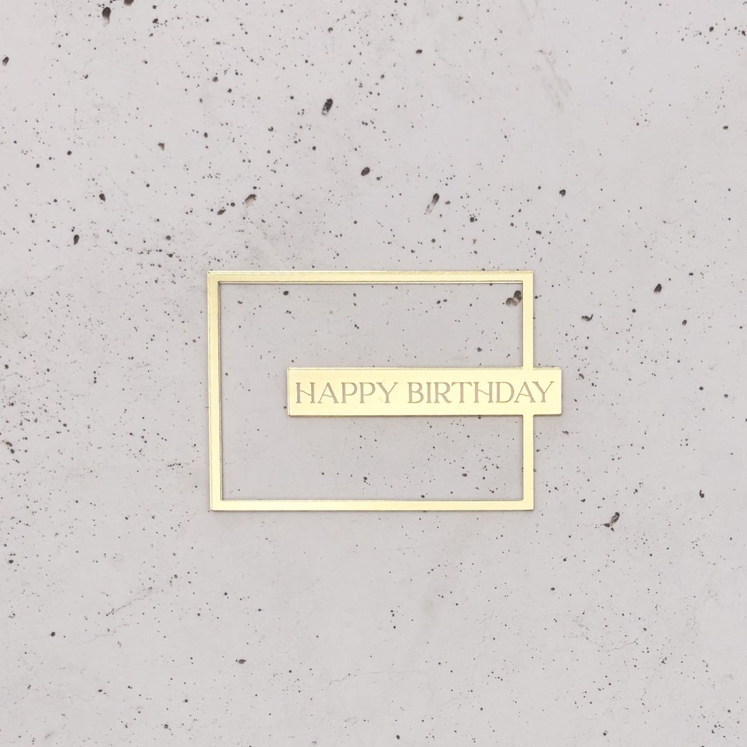 Happy Birthday Cake Charm