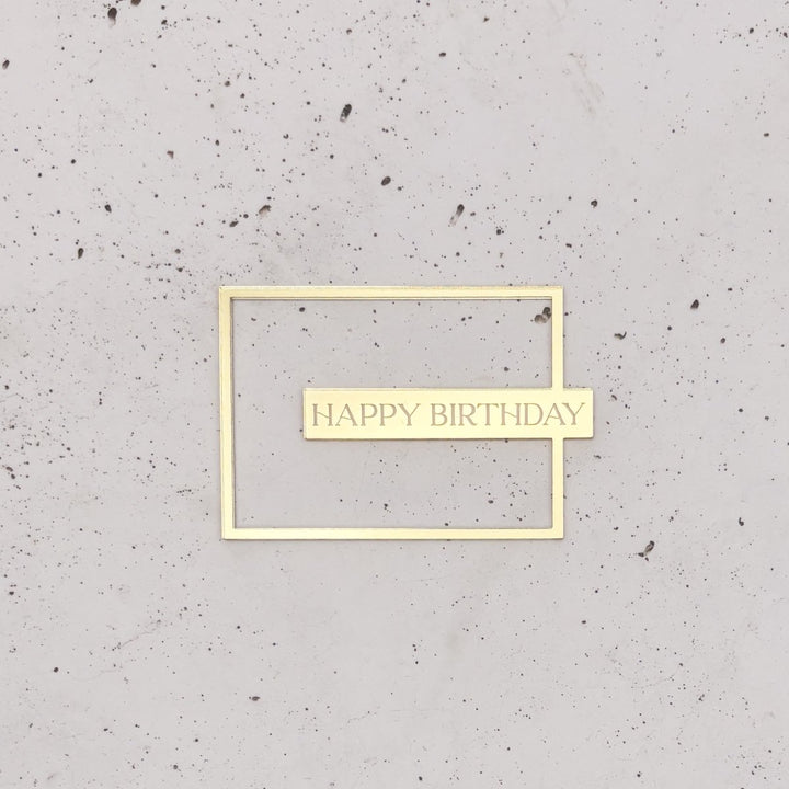 Happy Birthday Cake Charm