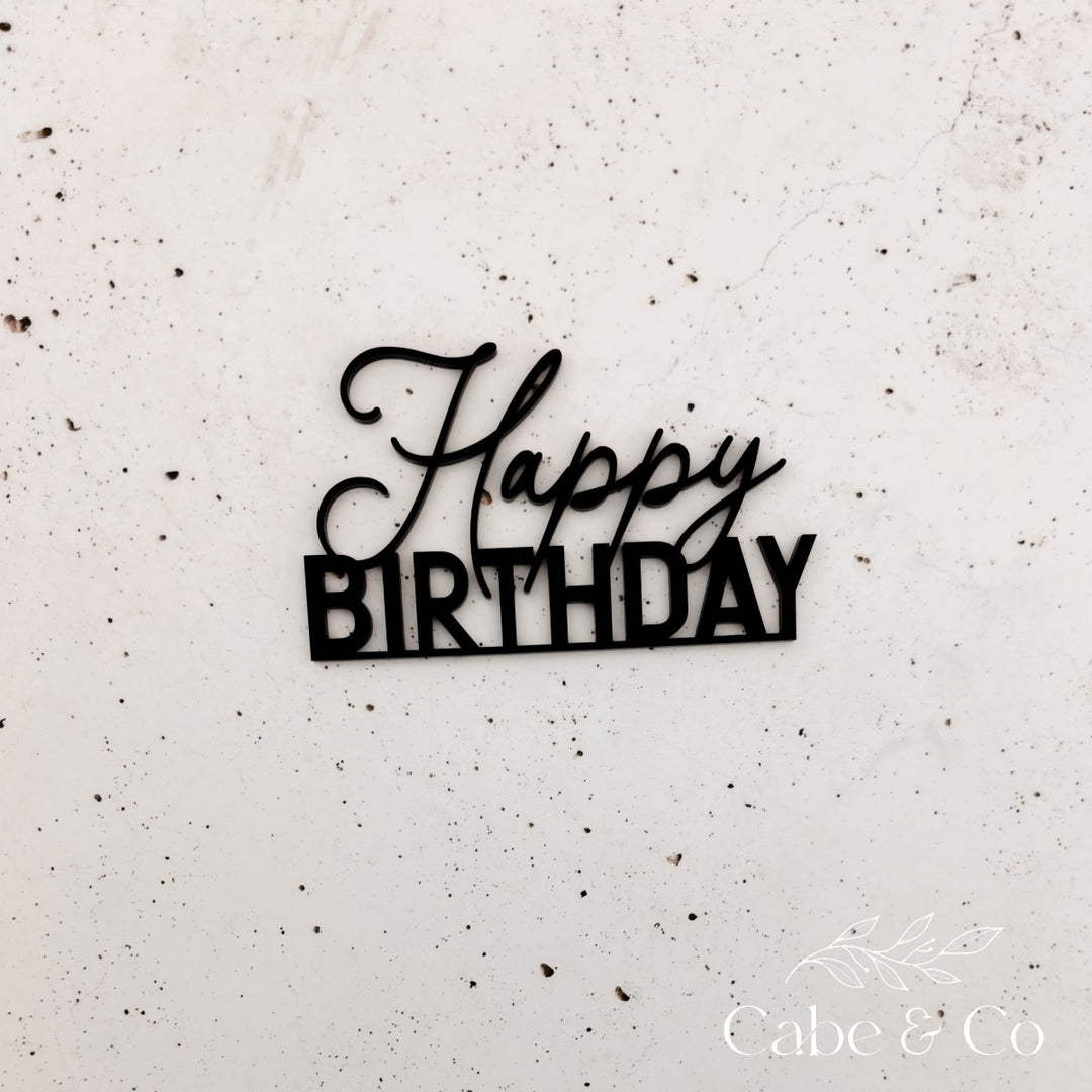 Happy Birthday Cake Charm