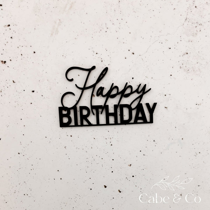 Happy Birthday Cake Charm