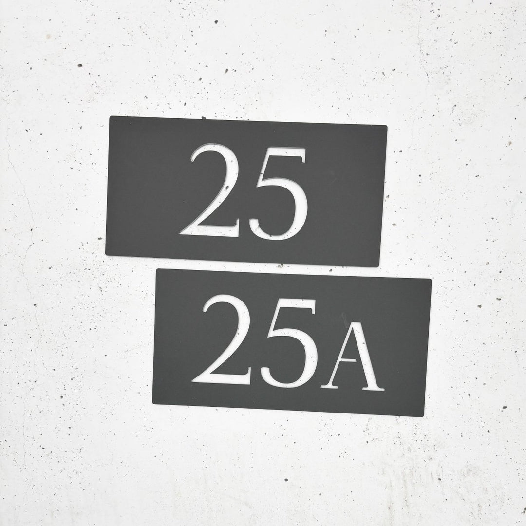 Home Number Plaque - Rectangular