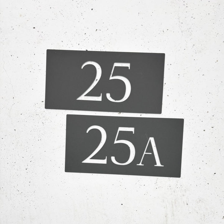 Home Number Plaque - Rectangular