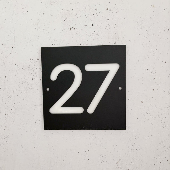 Home Number Plaque - Square