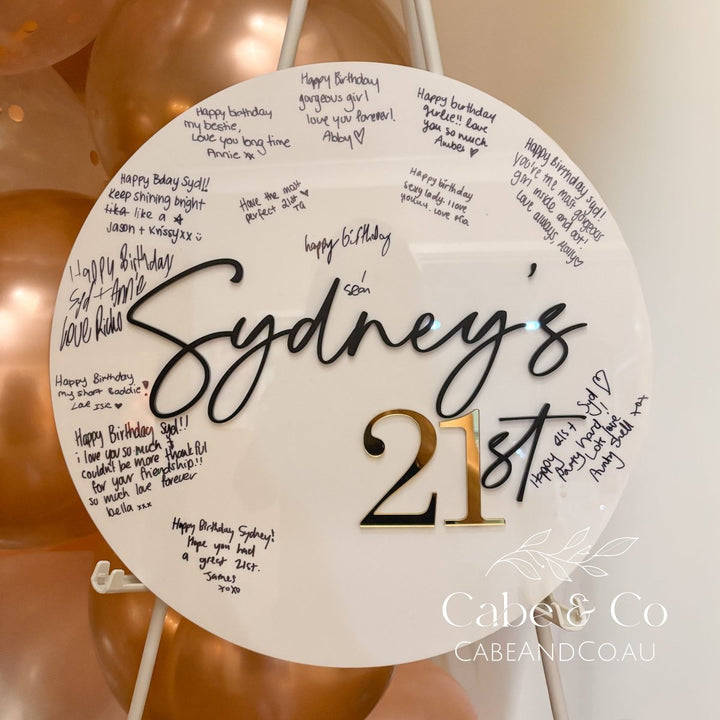 Milestone Birthday Party Welcome Sign