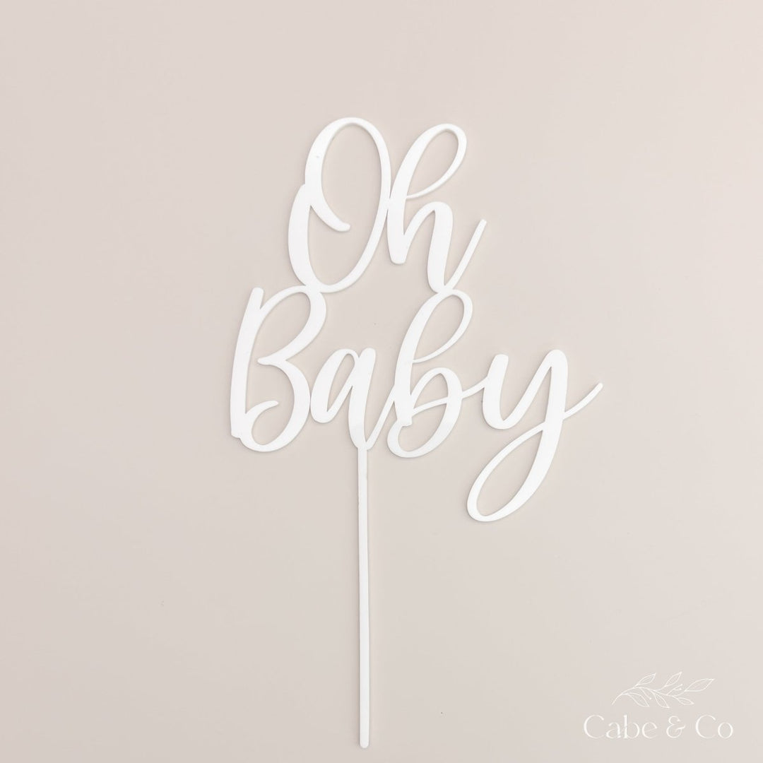 Oh Baby Cake Topper