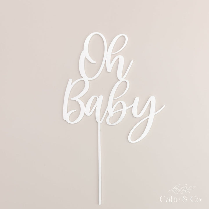 Oh Baby Cake Topper