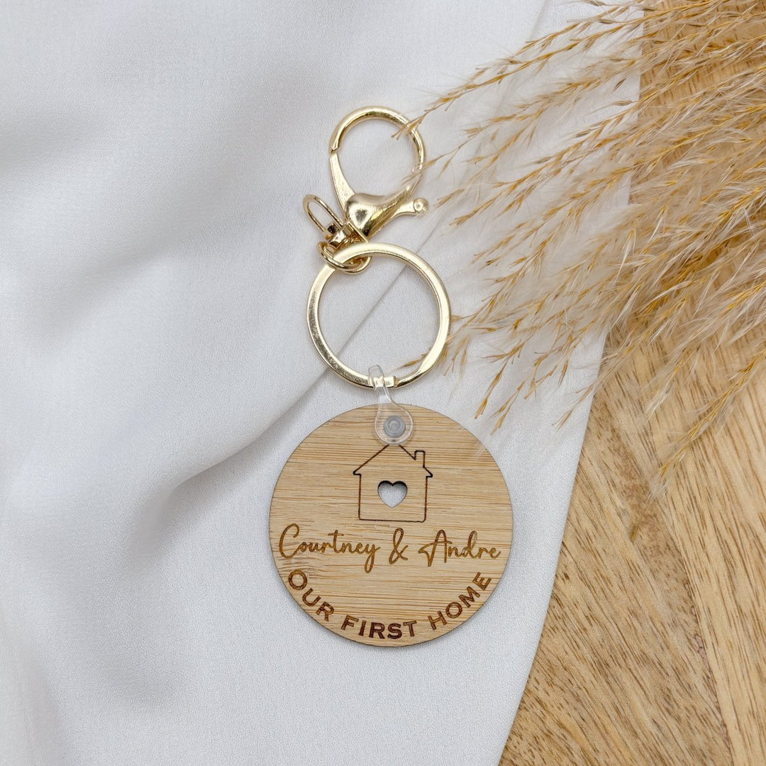 Our First Home Keyring