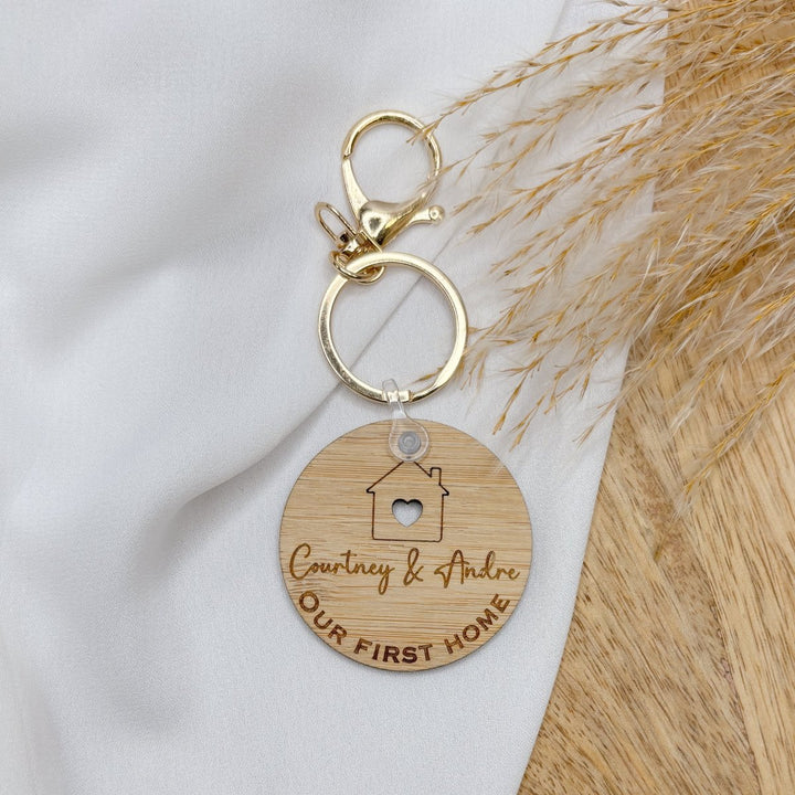Our First Home Keyring