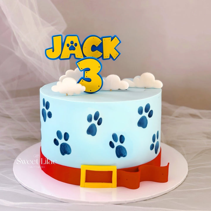 Paw Themed Cake Topper