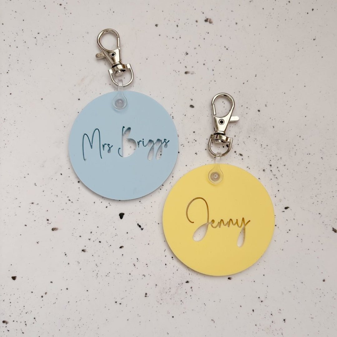 Personalised Acrylic Keyring