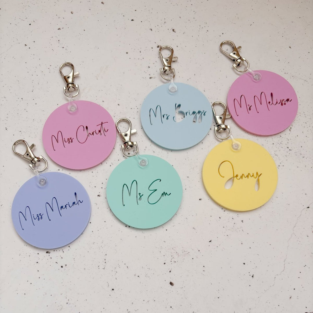 Personalised Acrylic Keyring