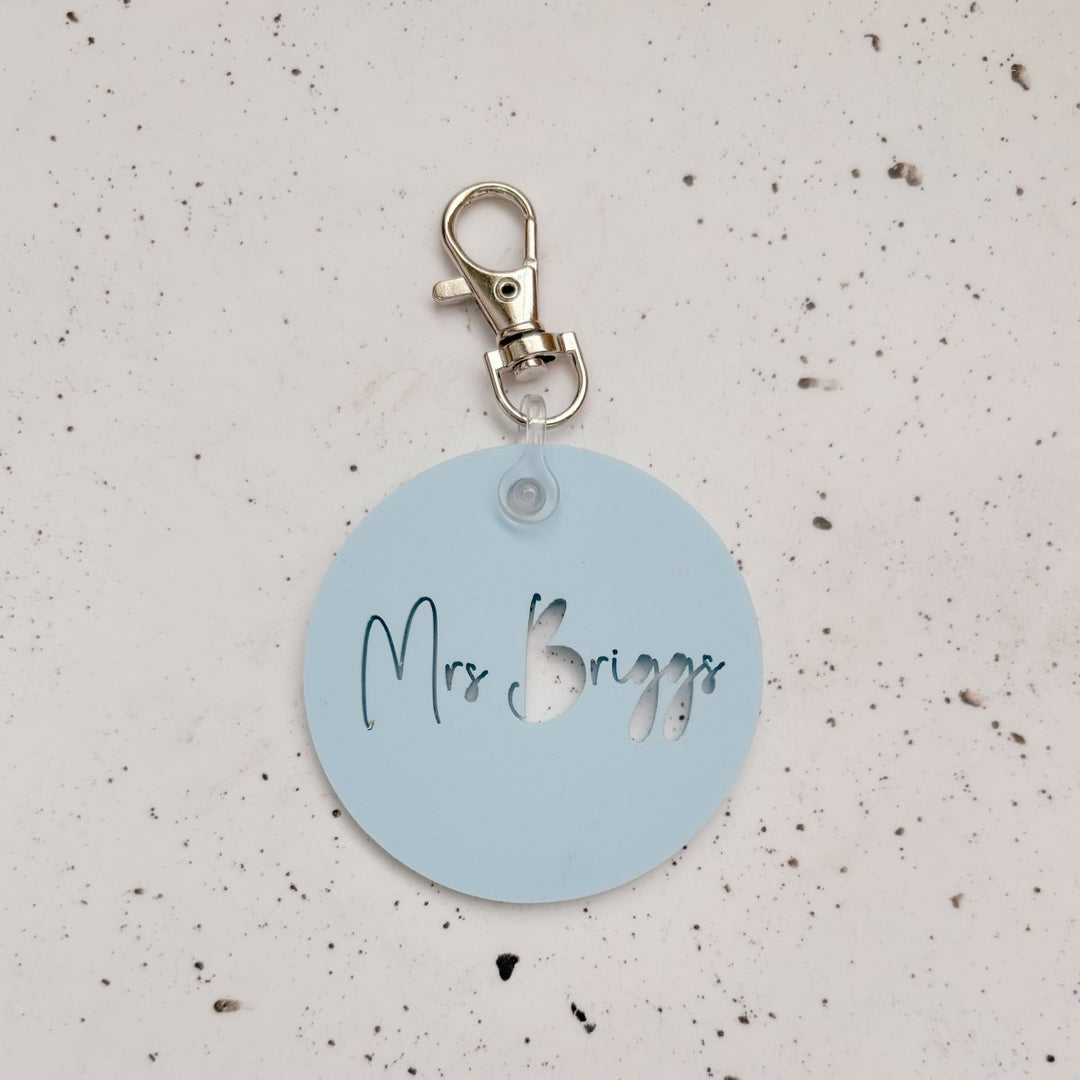 Personalised Acrylic Keyring