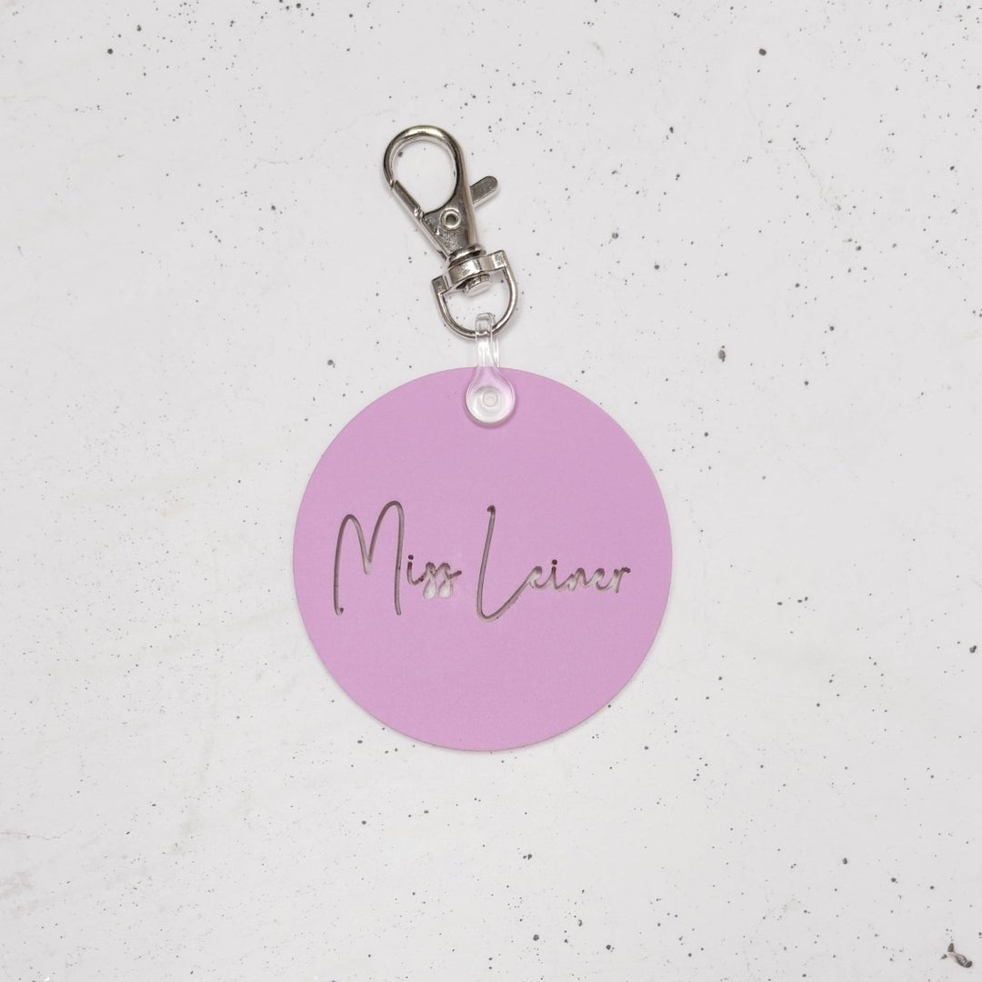 Personalised Acrylic Keyring