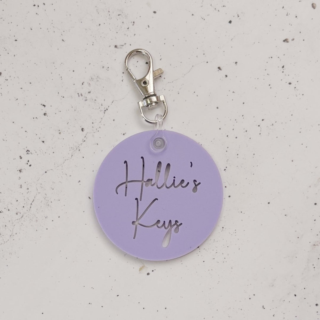 Personalised Acrylic Keyring