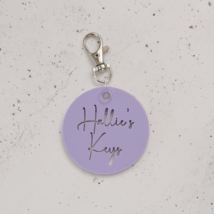 Personalised Acrylic Keyring