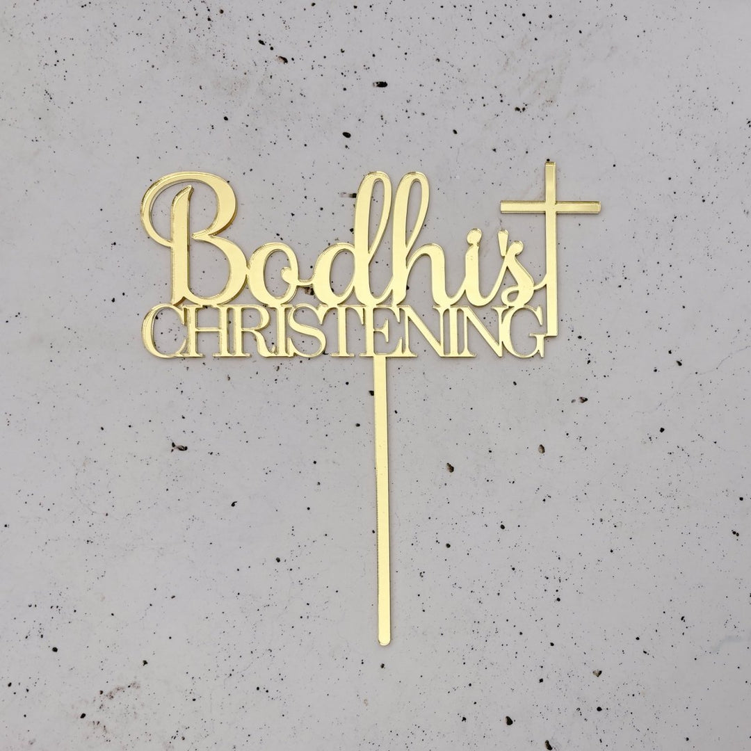 Personalised Baptism Cake Topper