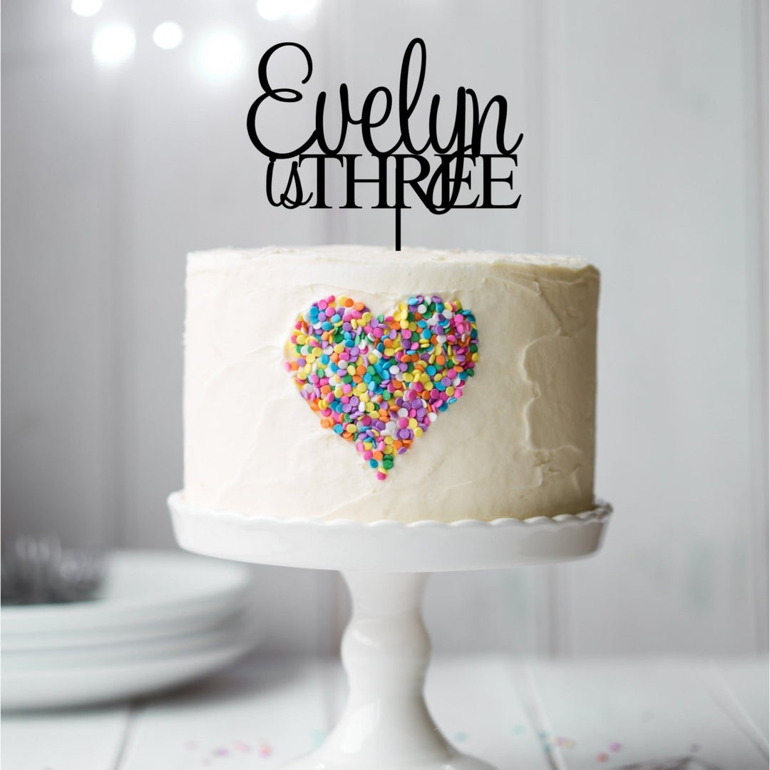 Personalised Birthday Cake Topper