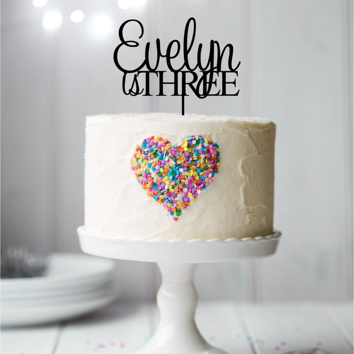 Personalised Birthday Cake Topper