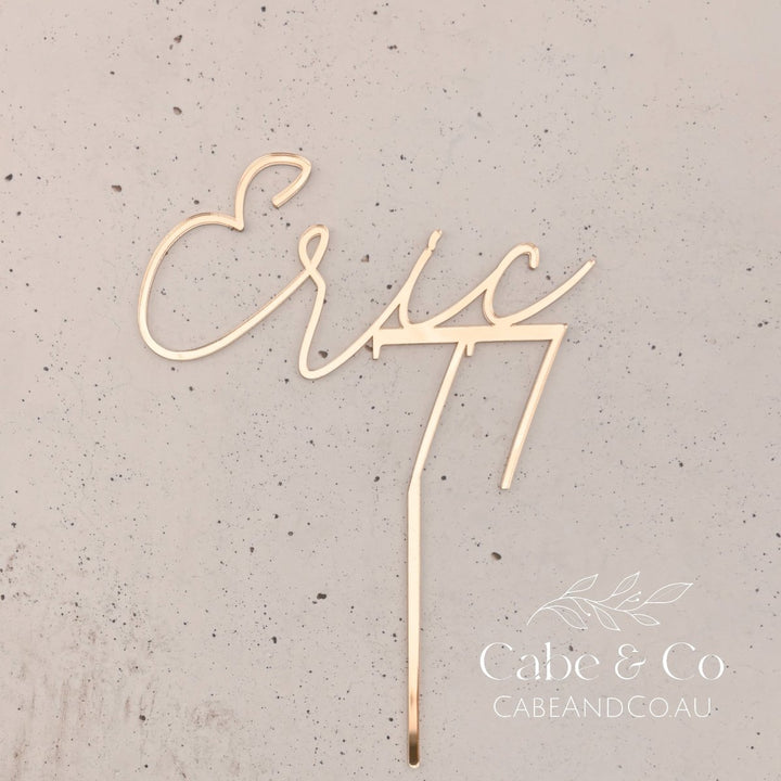 Personalised Birthday Cake Topper