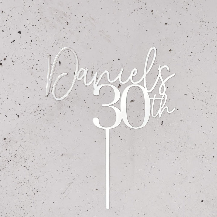 Personalised Birthday Cake Topper