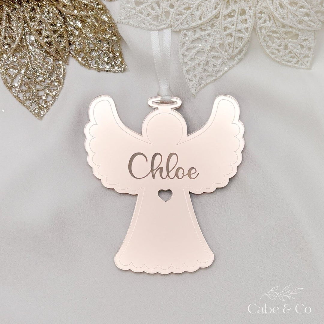 Personalised Christmas Angel - memorial ornament for lost loved ones