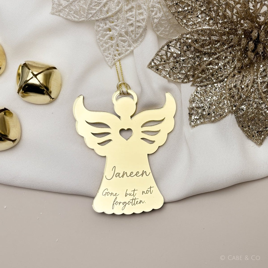 Personalised Christmas Angel - memorial ornament for loved ones