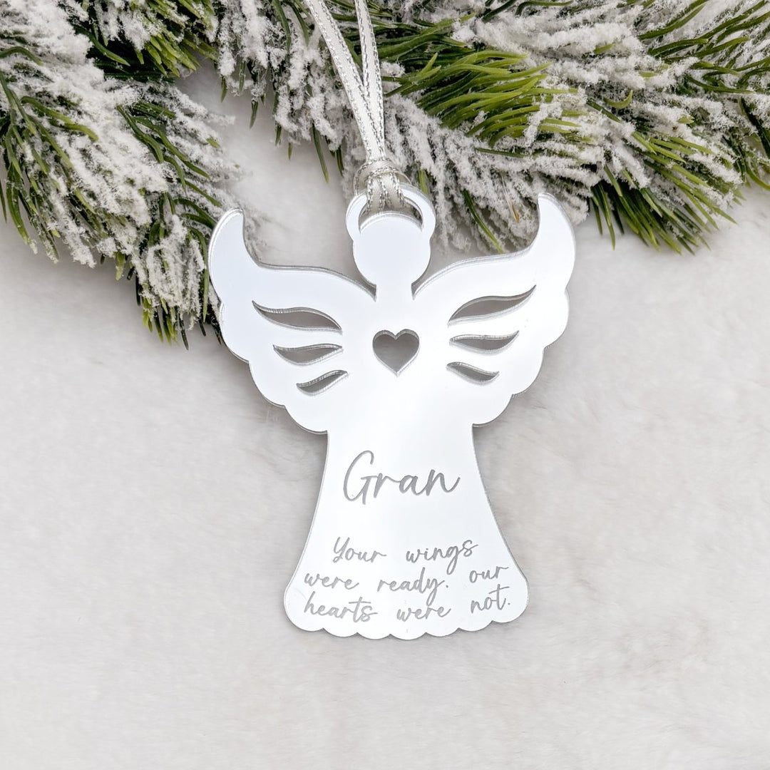 Personalised Christmas Angel - memorial ornament for loved ones