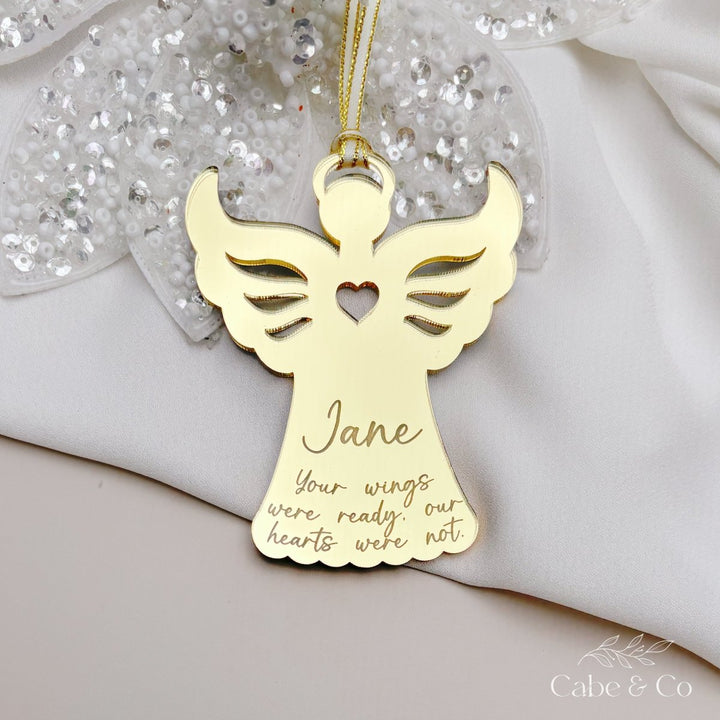 Personalised Christmas Angel - memorial ornament for loved ones