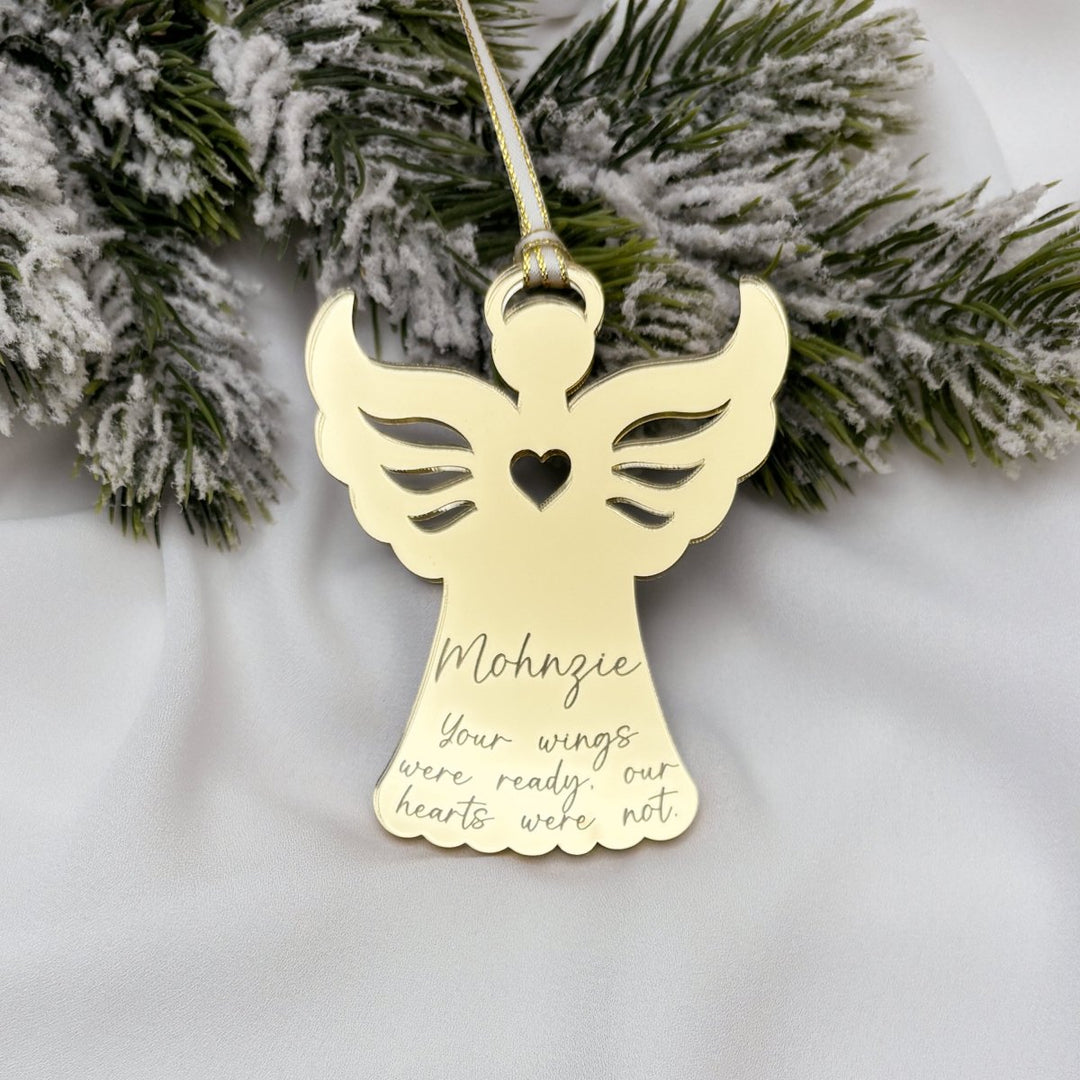 Personalised Christmas Angel - memorial ornament for loved ones
